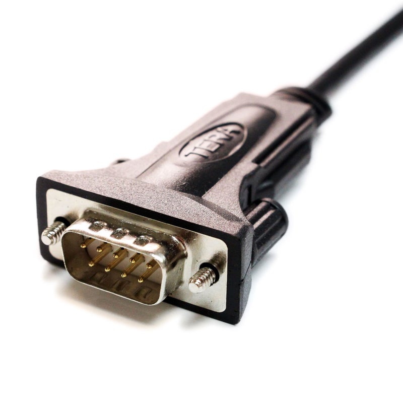Tera Grand - Premium USB 2.0 to RS232 Serial DB9 Adapter Cable 10 Feet - Supports Windows 11, 10, 8, 7, Vista, XP, 2000, 98, Linux and Mac - Built with FTDI Chipset and Thumbscrews - Image 2
